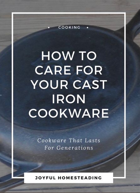 The Best Way to Keep Your Cast Iron in Tip Top Shape